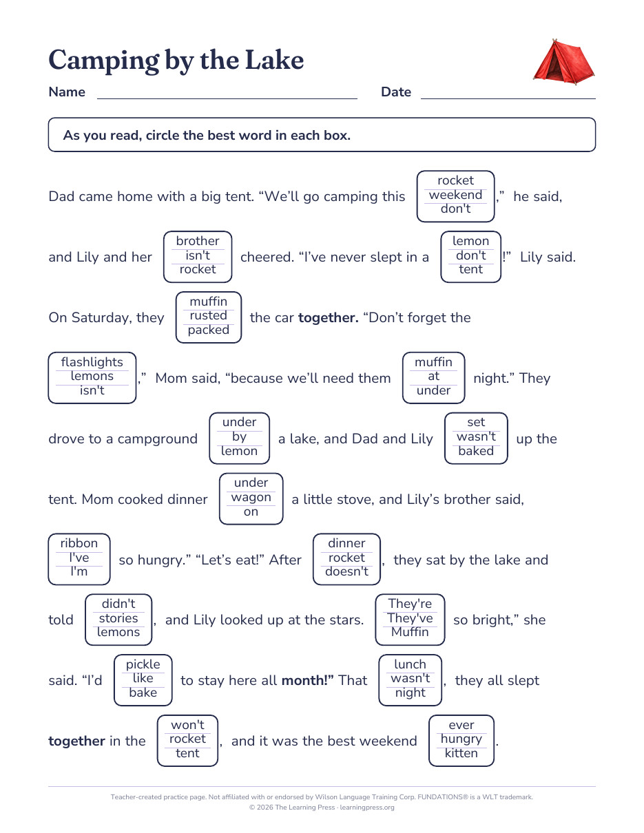 Preview page 3 of Fundations®-Aligned Maze Passages · Level 3 Unit 11