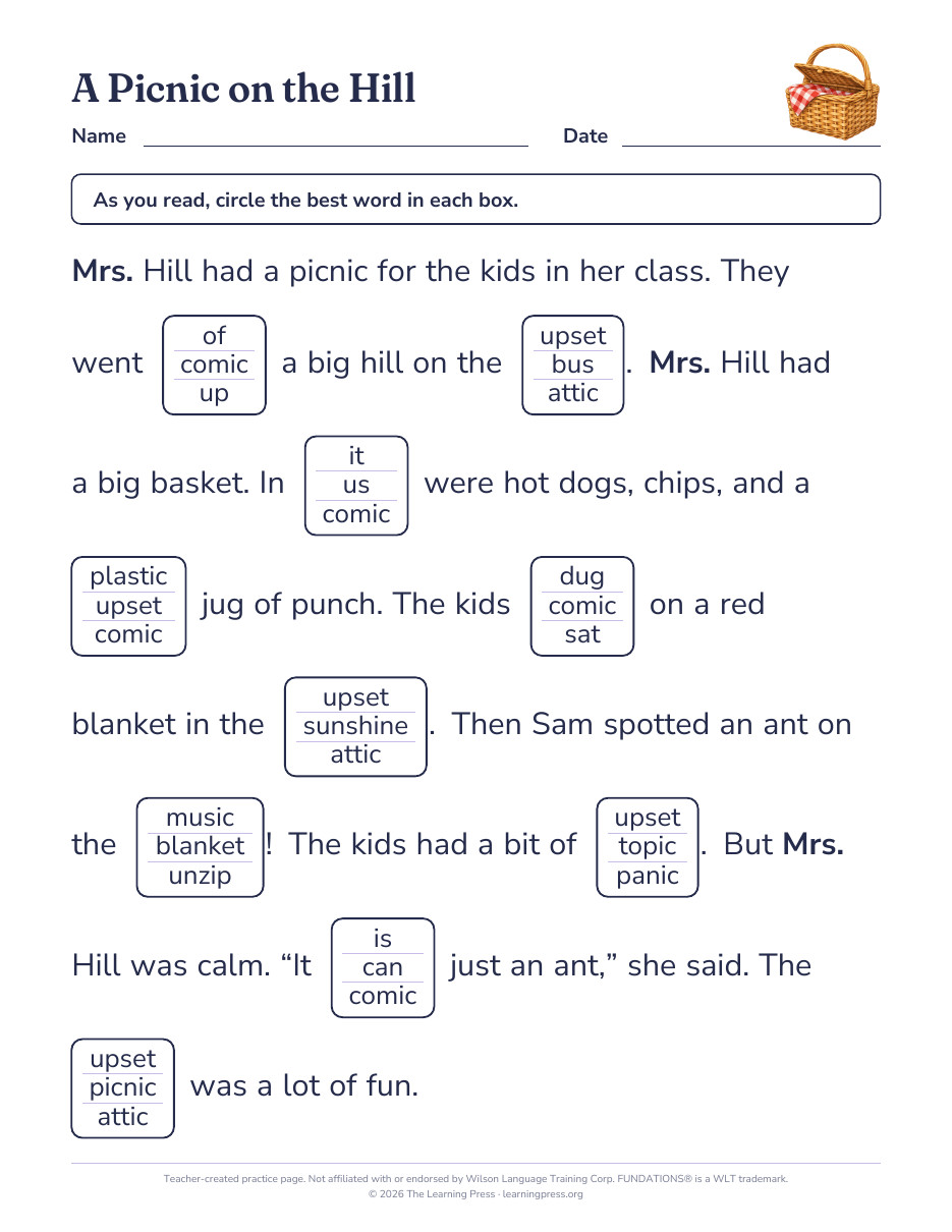 Preview page 3 of Fundations®-Aligned Maze Passages · Level 1 Unit 12