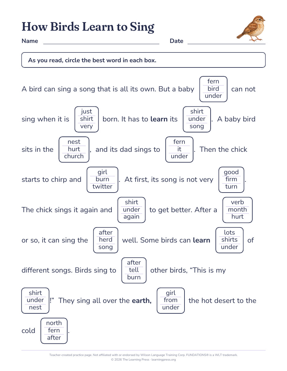 Preview page 2 of Fundations®-Aligned Maze Passages · Level 2 Unit 9