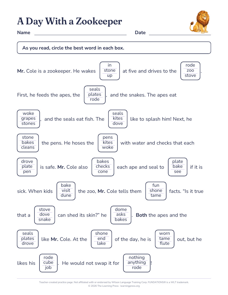 Preview page 4 of Fundations®-Aligned Maze Passages · Level 3 Unit 3