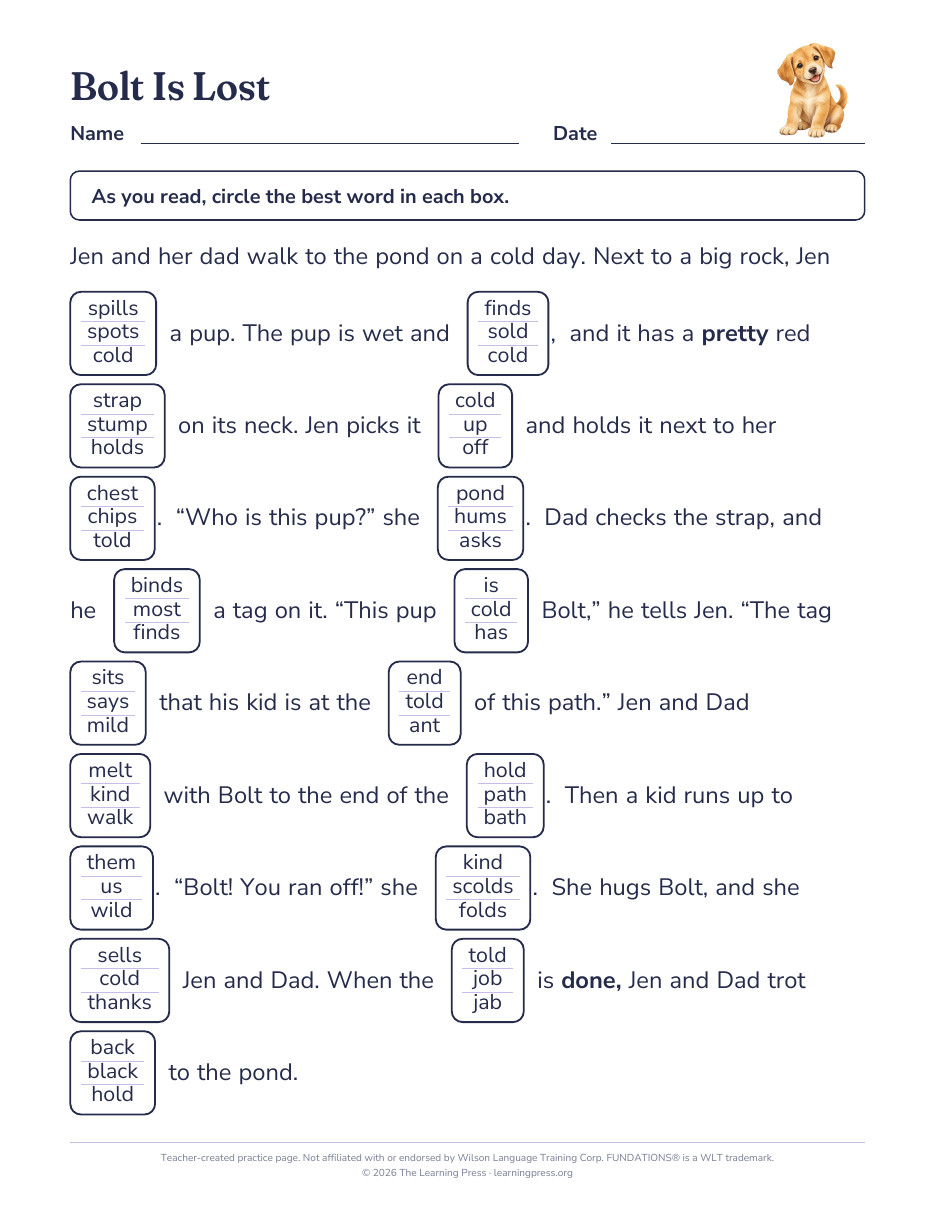 Preview page 1 of Fundations®-Aligned Maze Passages · Level 2 Unit 3