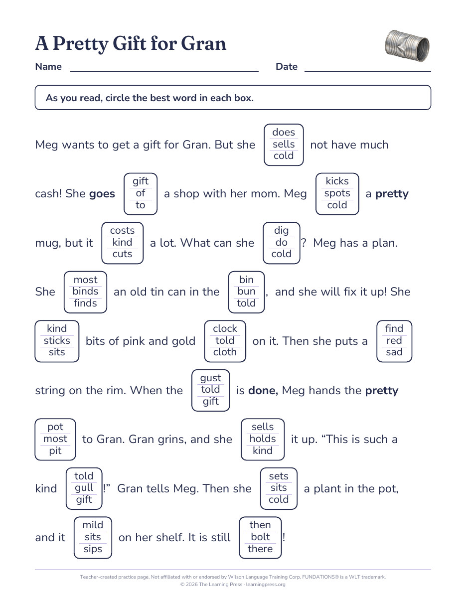 Preview page 4 of Fundations®-Aligned Maze Passages · Level 2 Unit 3
