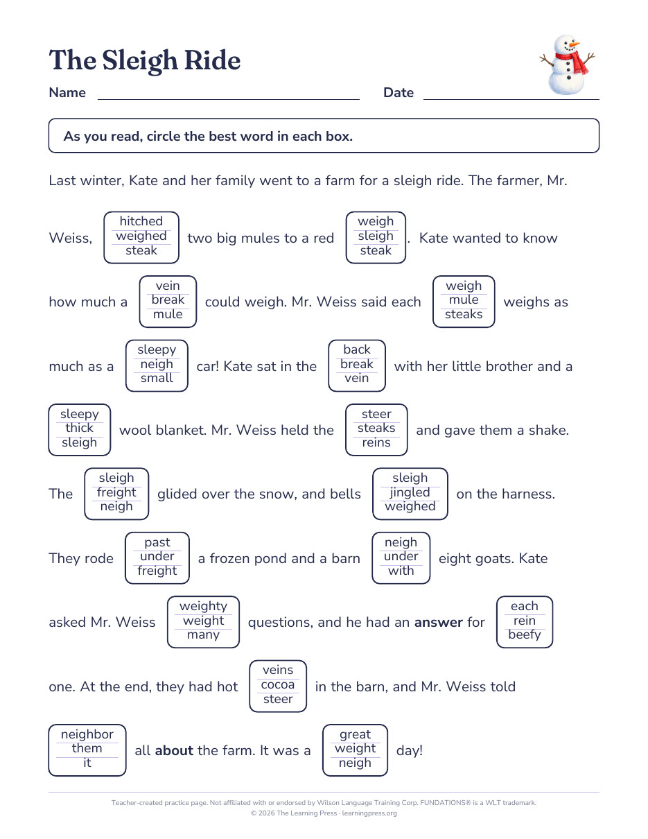 Preview page 1 of Fundations®-Aligned Maze Passages · Level 3 Unit 10
