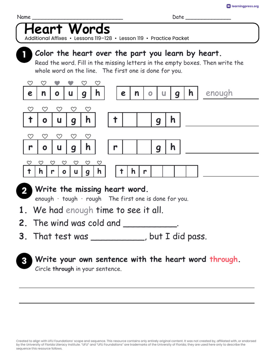 Preview page 3 of Additional Affixes Unit Bundle · Lessons 119–128