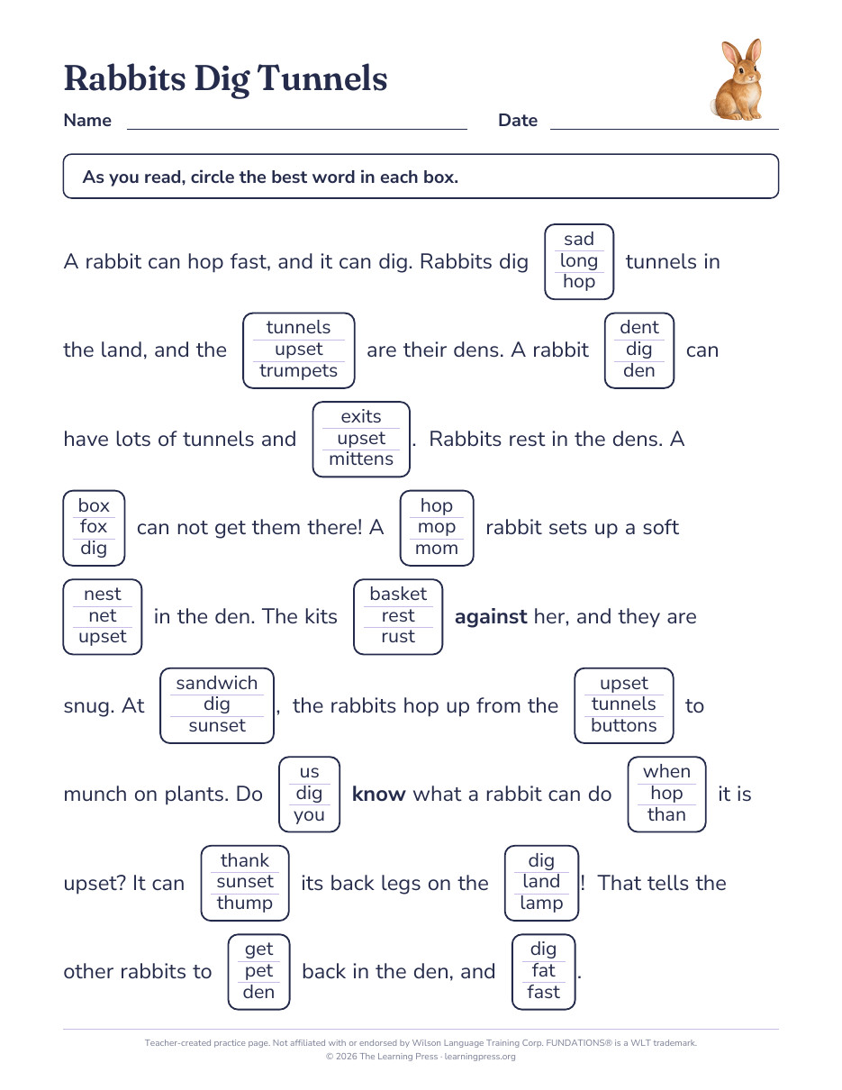 Preview page 2 of Fundations®-Aligned Maze Passages · Level 2 Unit 5