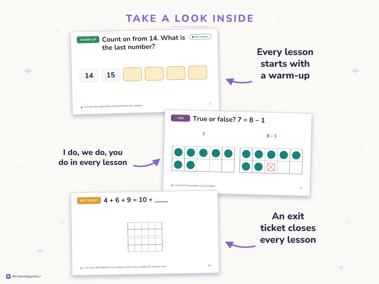 Preview page 2 of Illustrative Math (IM®) Aligned 1st Grade Unit 3 Bundle: Adding and Subtracting Within 20