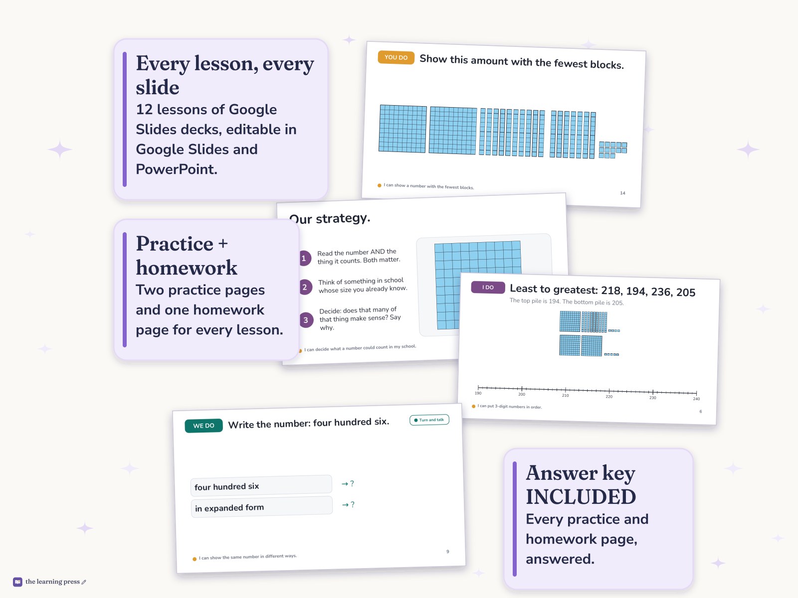 Preview page 4 of Illustrative Math (IM®) Aligned 2nd Grade Unit 5 Bundle: Numbers to 1,000