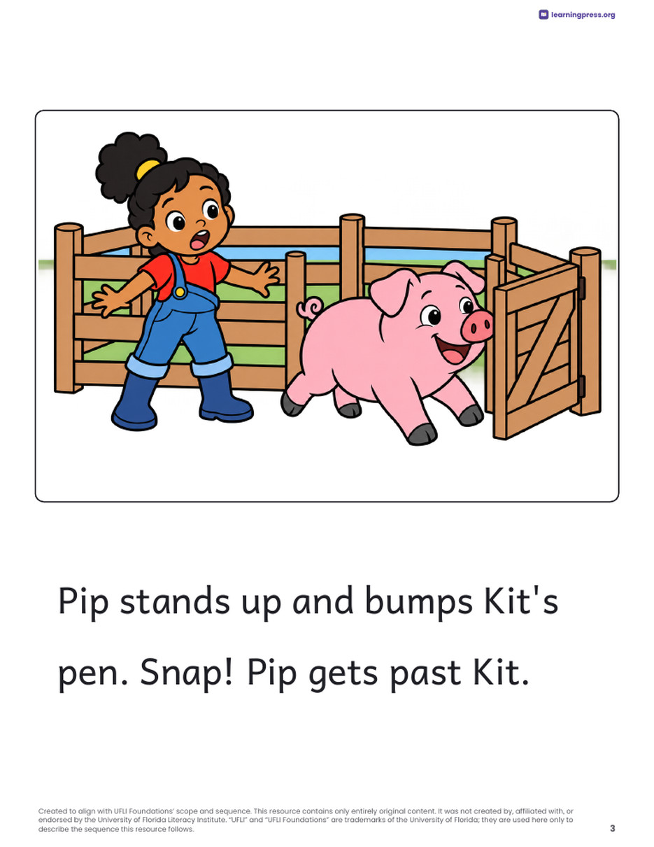 Preview page 4 of UFLI-Aligned Decodable Reader · Lessons 35a–38a