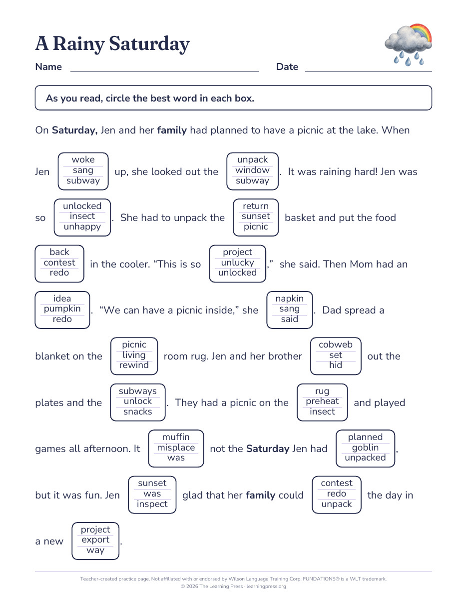 Preview page 1 of Fundations®-Aligned Maze Passages · Level 3 Bonus Unit