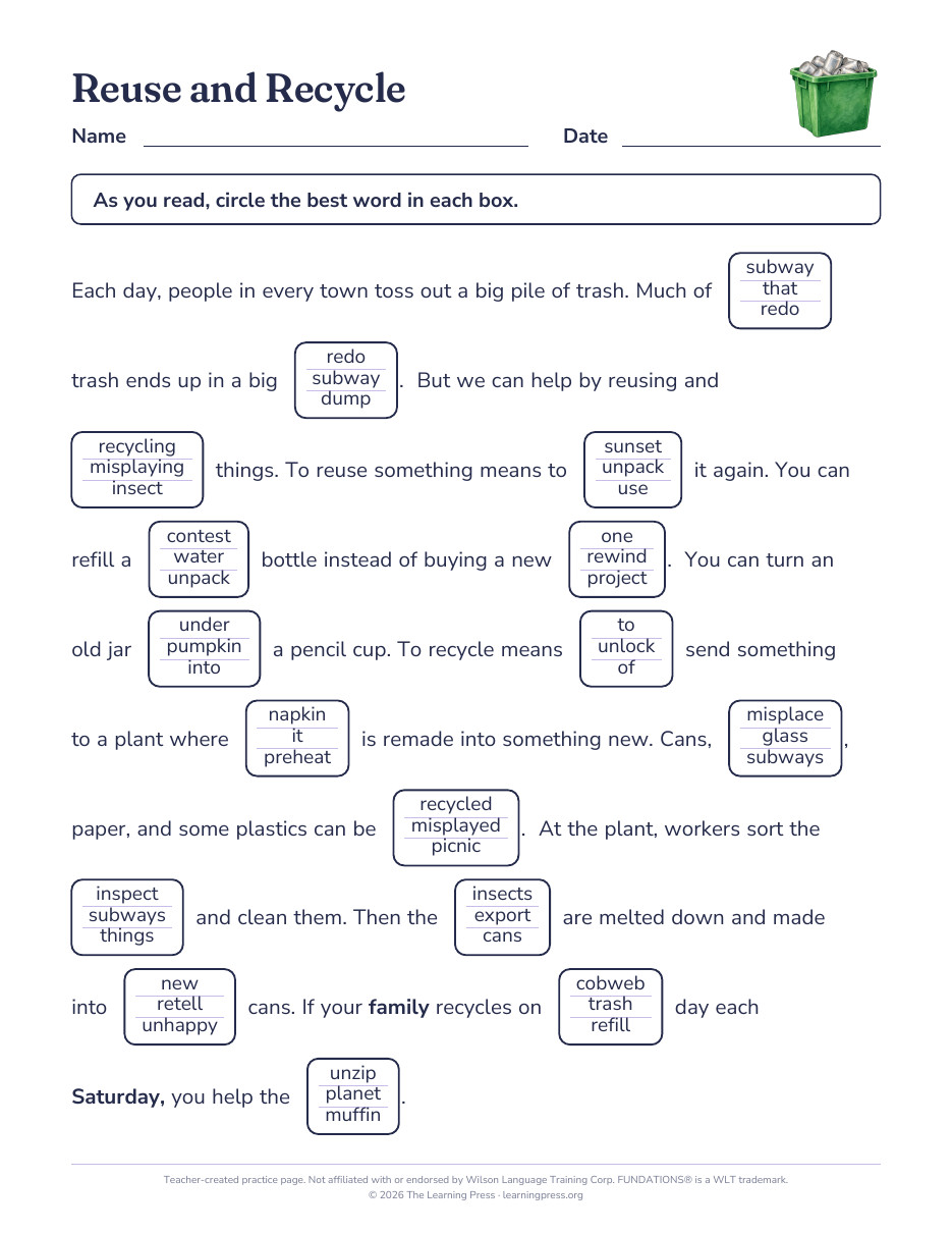 Preview page 2 of Fundations®-Aligned Maze Passages · Level 3 Bonus Unit