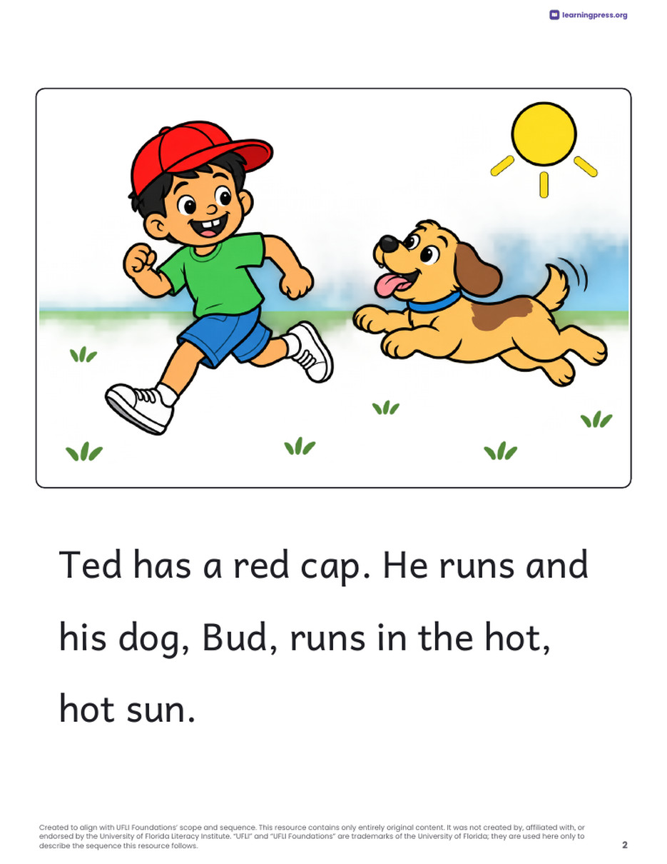 Preview page 3 of UFLI-Aligned Decodable Reader · Lessons 13–24