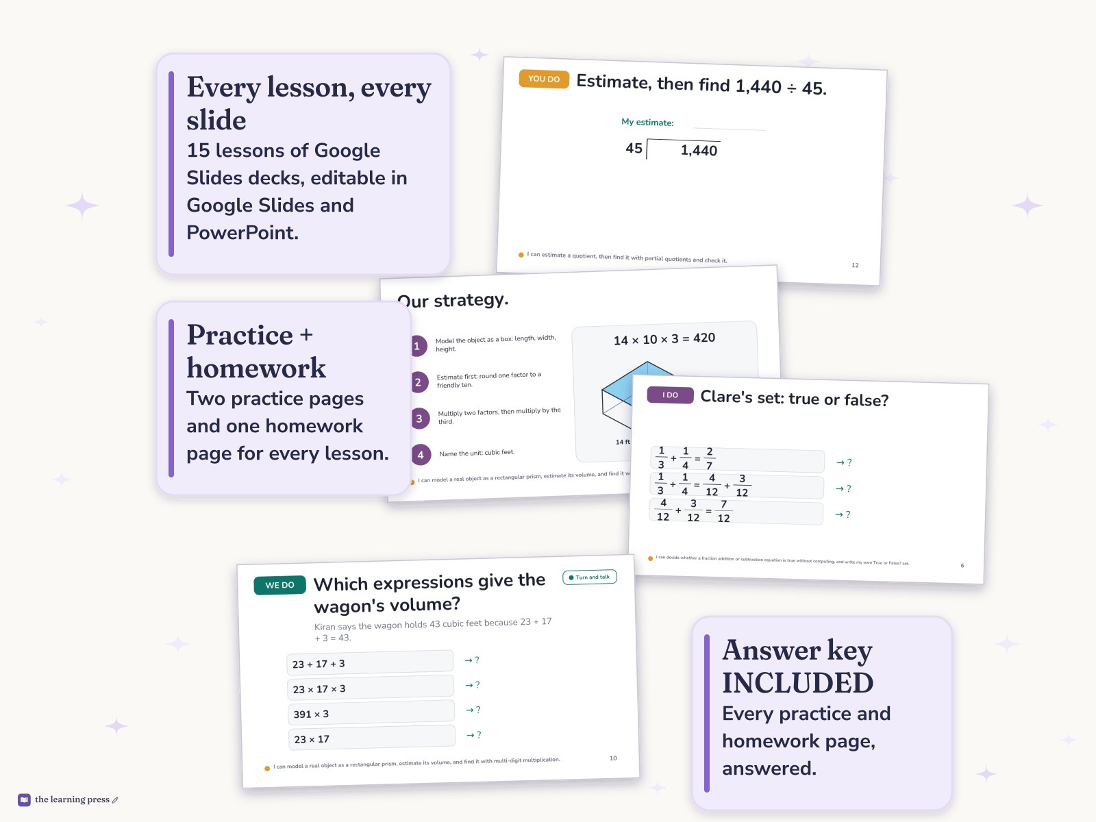 Preview page 4 of Illustrative Math (IM®) Aligned 5th Grade Unit 8 Bundle: Putting It All Together