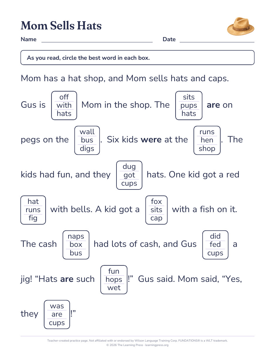 Preview page 2 of Fundations®-Aligned Maze Passages · Level 1 Set (Units 2–14)