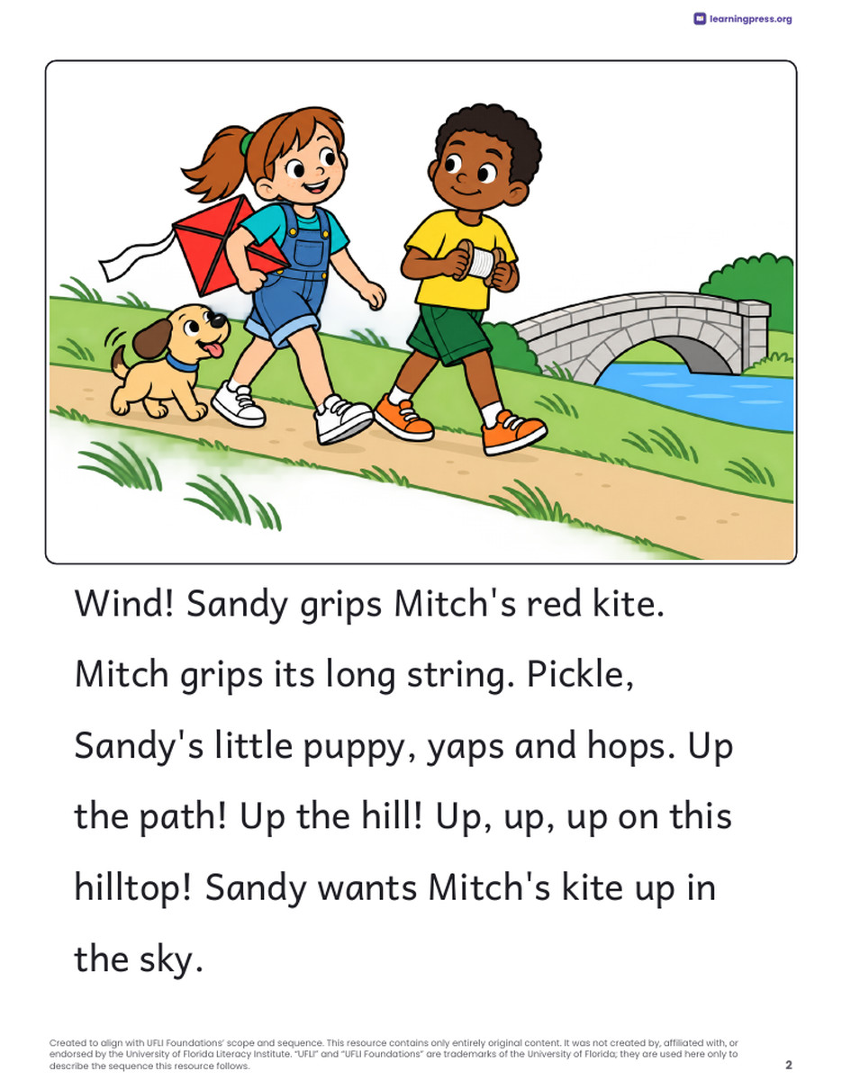 Preview page 3 of UFLI-Aligned Decodable Reader · Lessons 69–76
