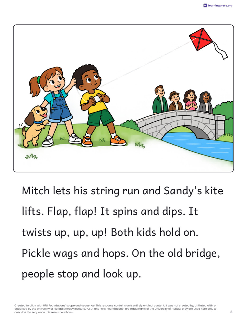 Preview page 4 of UFLI-Aligned Decodable Reader · Lessons 69–76