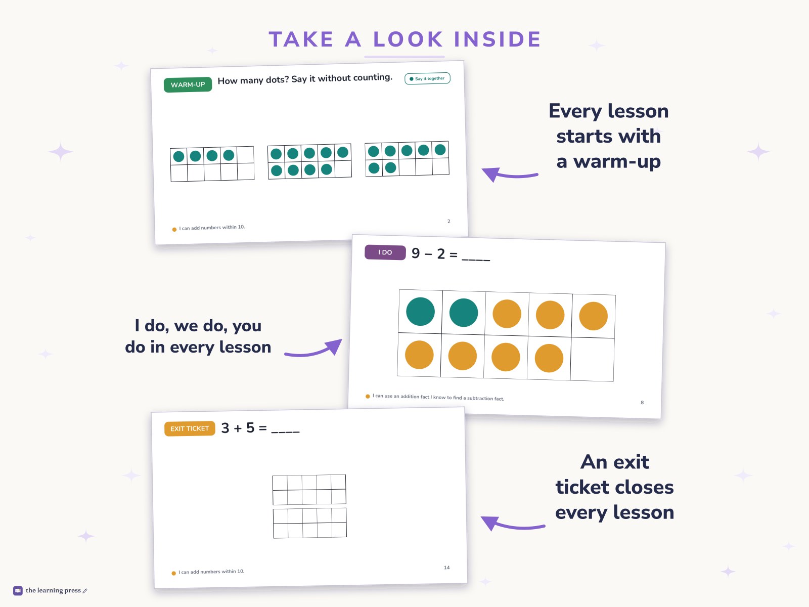 Preview page 2 of Illustrative Math (IM®) Aligned 1st Grade Unit 8 Slides: Putting It All Together