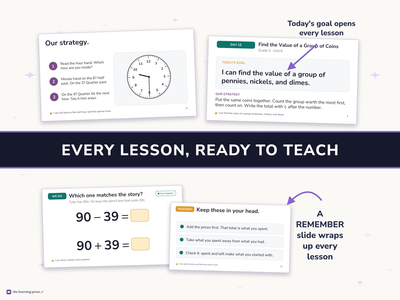 Preview page 3 of Illustrative Math (IM®) Aligned 2nd Grade Unit 6 Bundle: Geometry, Time, and Money