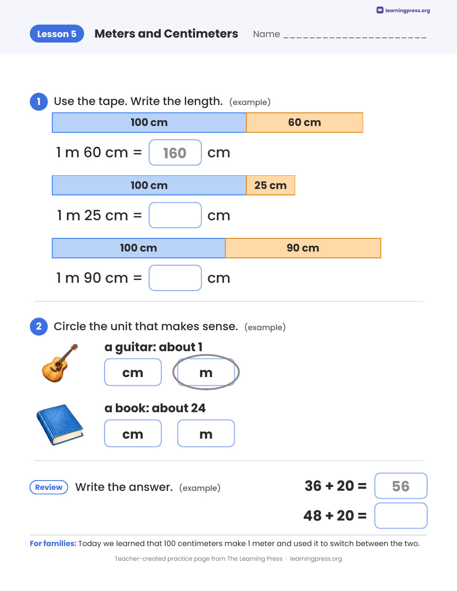 Preview page 2 of Illustrative Math (IM®) Aligned 2nd Grade Homework Packets Bundle: All 9 Units