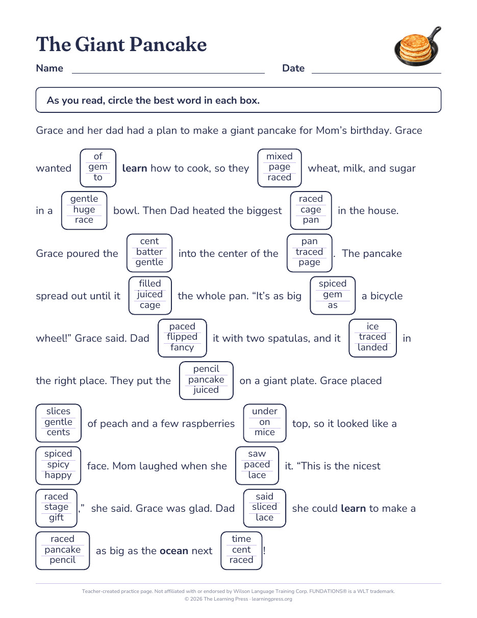 Preview page 1 of Fundations®-Aligned Maze Passages · Level 3 Unit 12