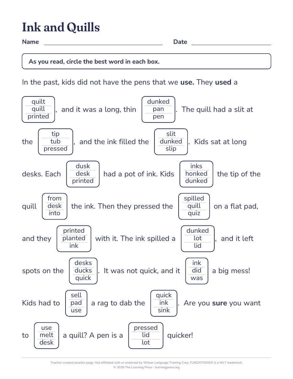 Preview page 4 of Fundations®-Aligned Maze Passages · Level 2 Unit 4