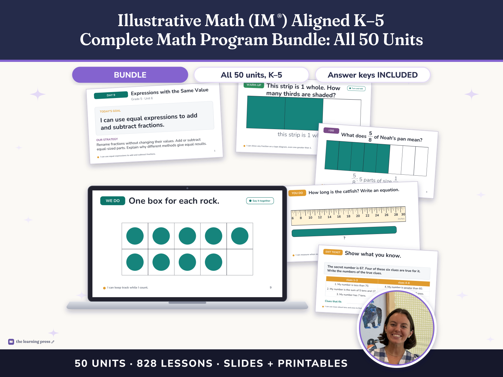 Preview page 1 of Illustrative Math (IM®) Aligned K–5 Complete Math Program Bundle: All 50 Units