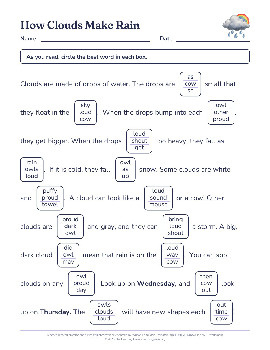 Preview page 2 of Fundations®-Aligned Maze Passages · Level 2 Unit 14