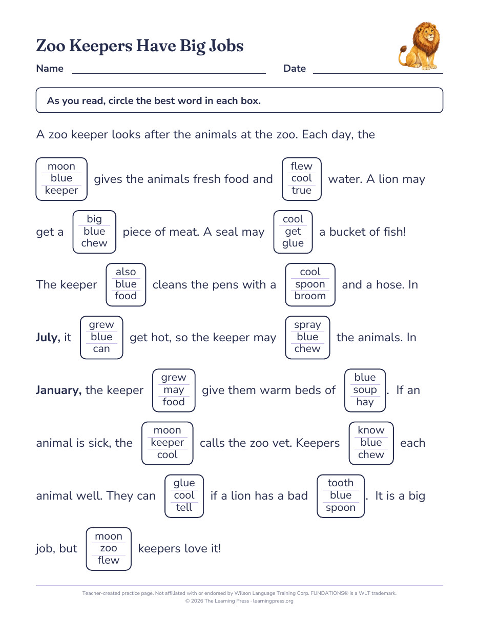 Preview page 2 of Fundations®-Aligned Maze Passages · Level 2 Unit 15