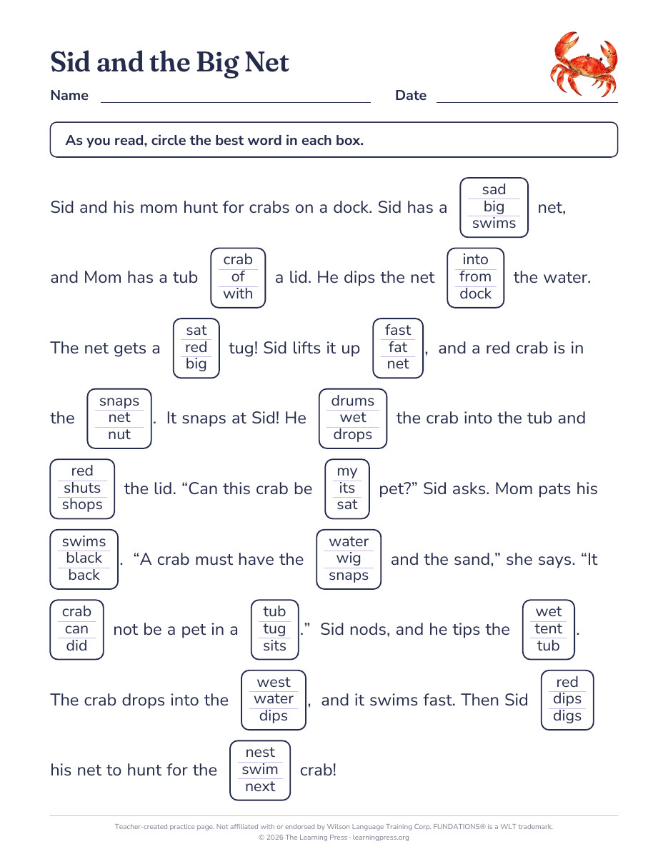 Preview page 1 of Fundations®-Aligned Maze Passages · Level 2 Unit 1