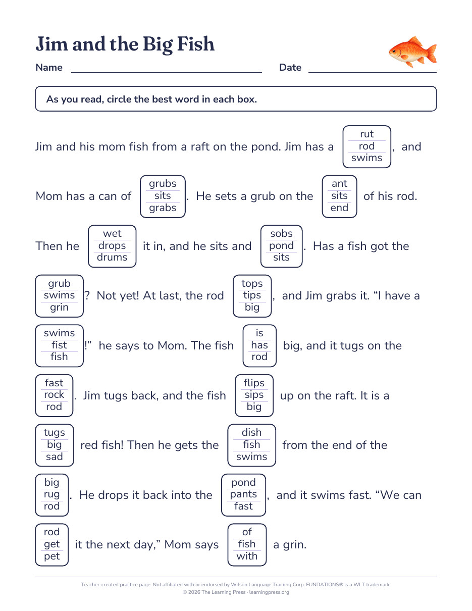 Preview page 3 of Fundations®-Aligned Maze Passages · Level 2 Unit 1