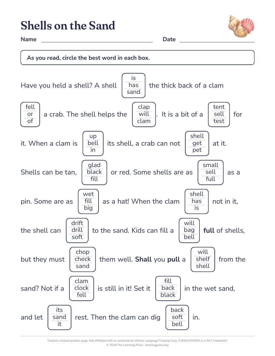 Preview page 2 of Fundations®-Aligned Maze Passages · Level 2 Unit 2
