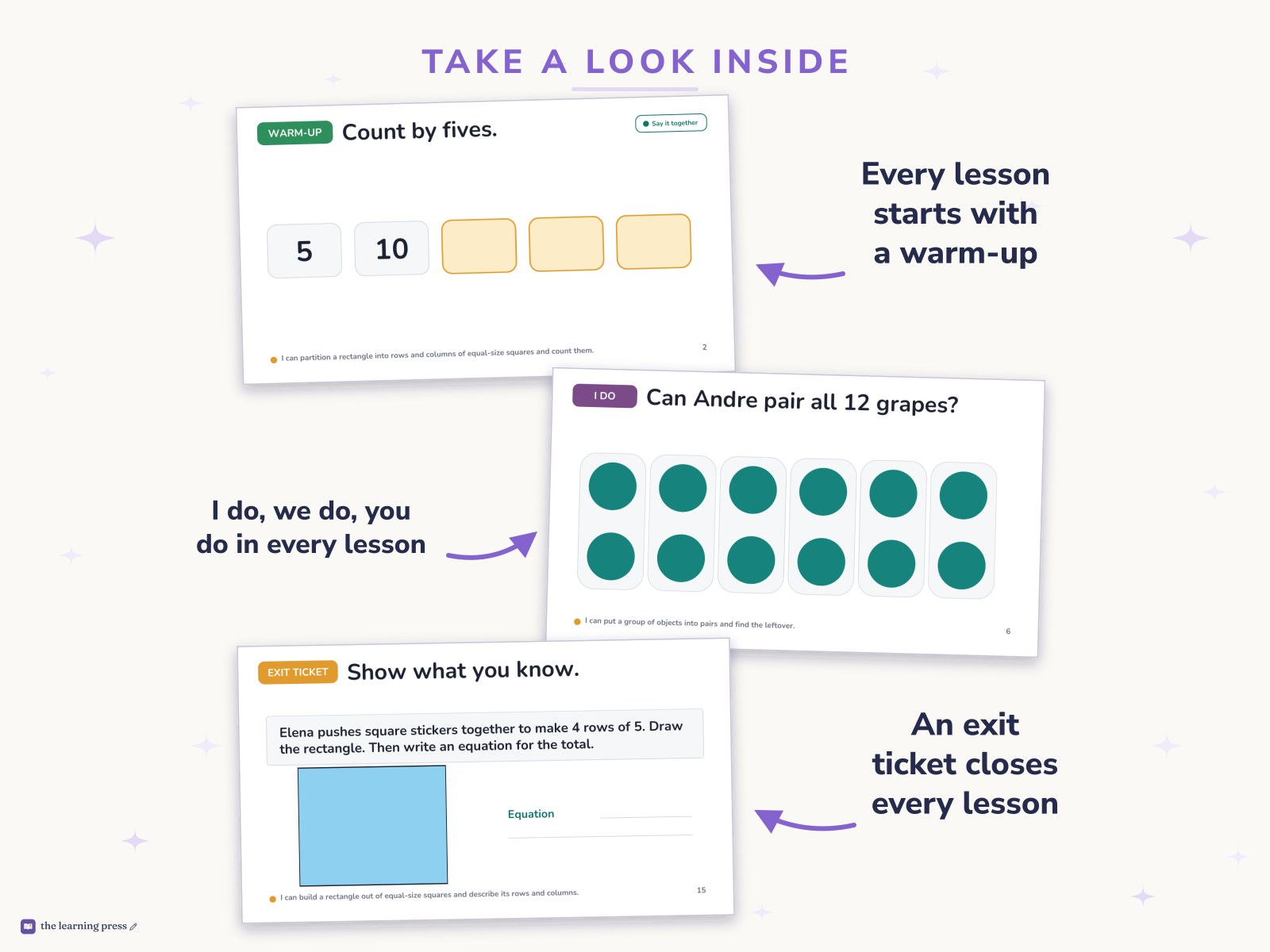 Preview page 2 of Illustrative Math (IM®) Aligned 2nd Grade Unit 8 Bundle: Equal Groups