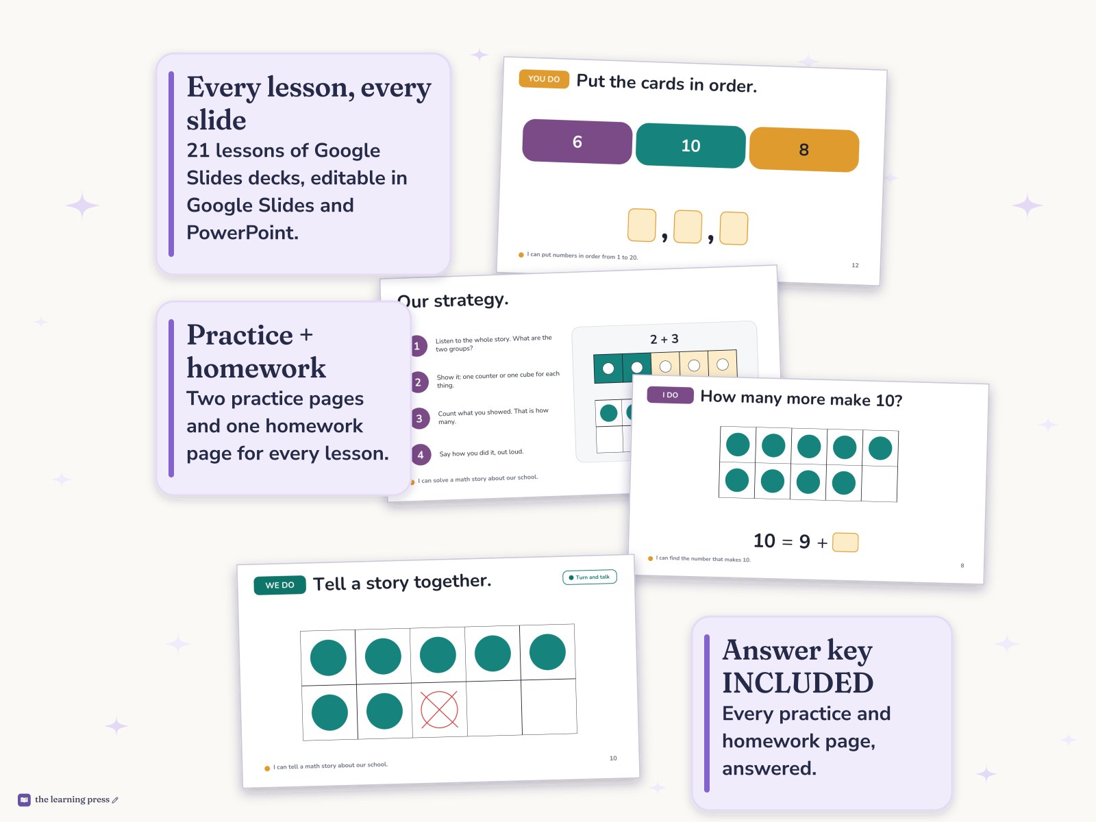 Preview page 4 of Illustrative Math (IM®) Aligned Kindergarten Unit 8 Bundle: Putting It All Together