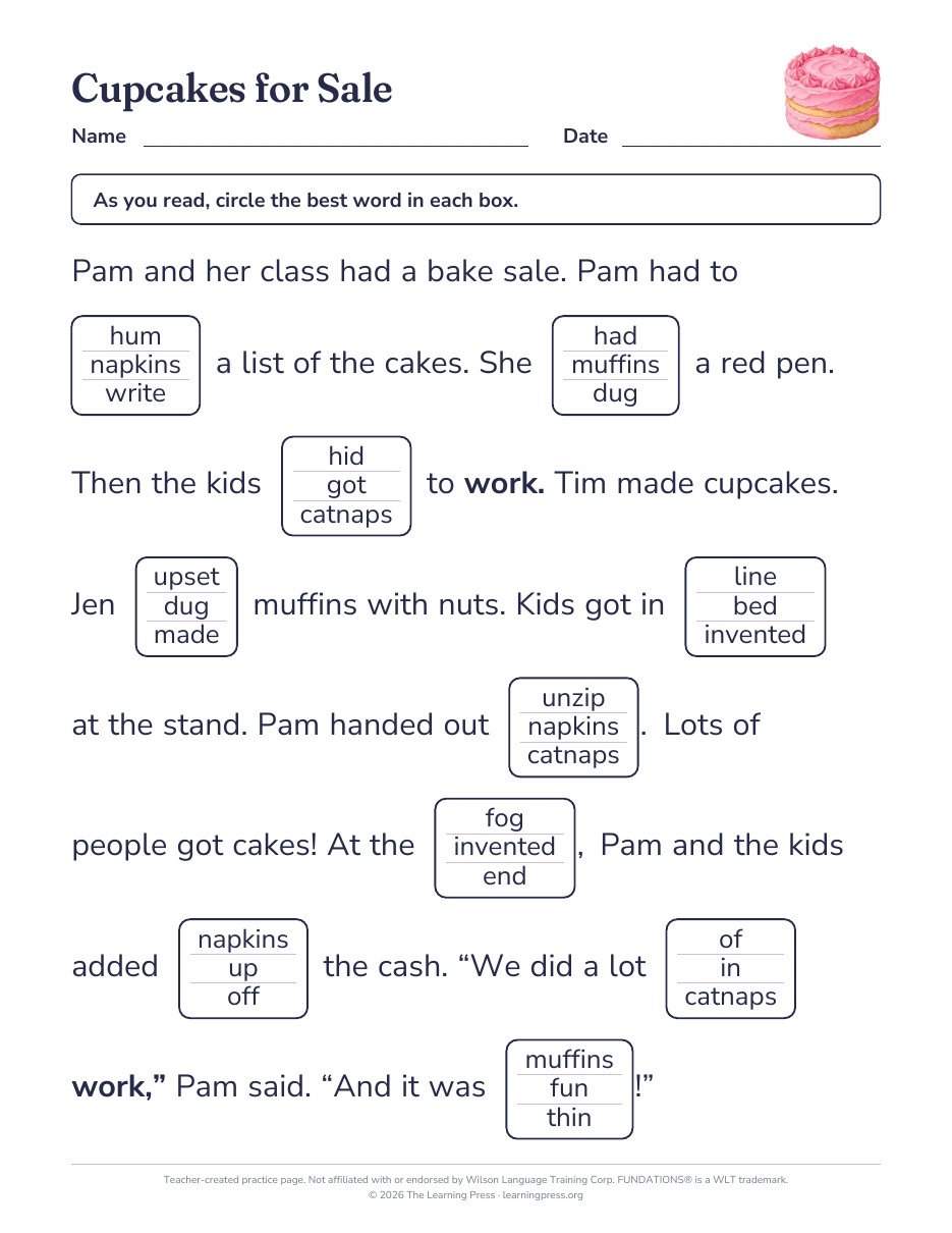 Preview page 1 of Fundations®-Aligned Maze Passages · Level 1 Unit 13