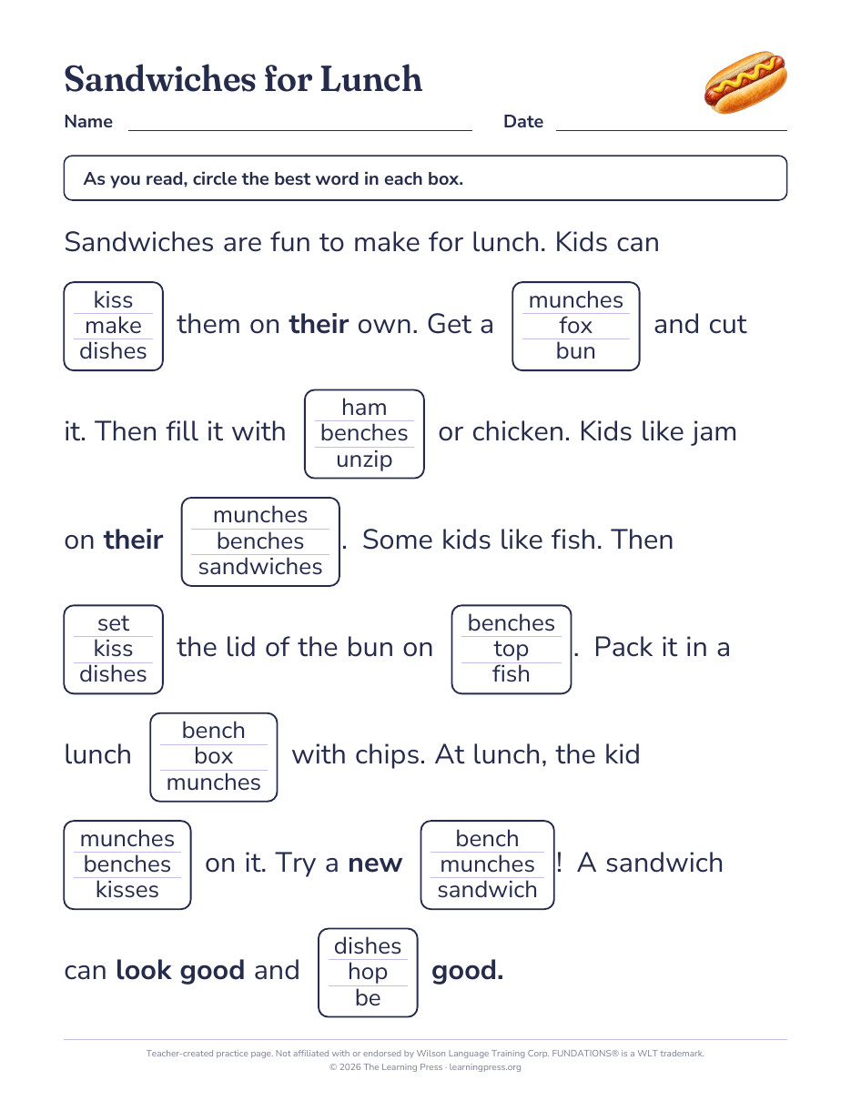 Preview page 4 of Fundations®-Aligned Maze Passages · Level 1 Unit 13