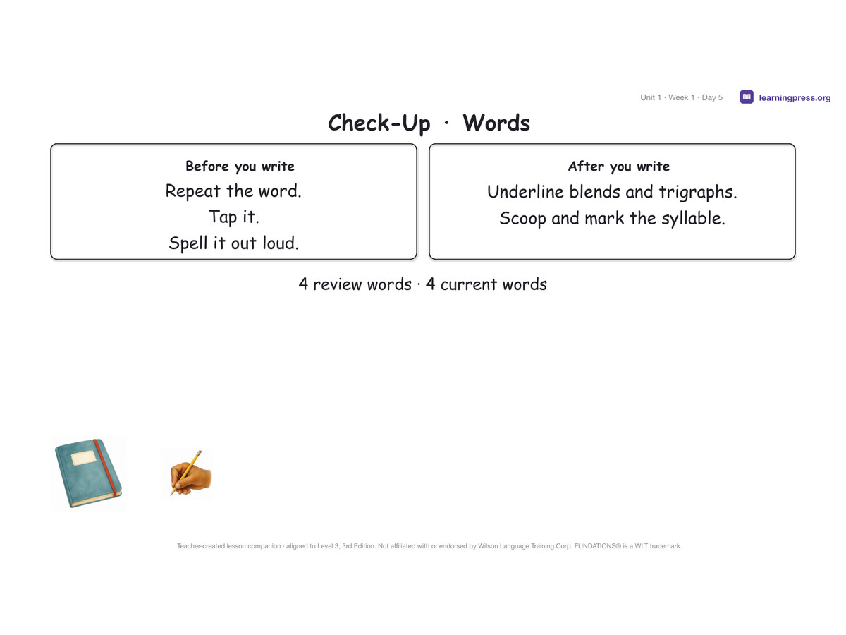 Preview page 1 of Fundations Level 3 — Full-Year Slides Bundle (All Units 1–14 + Bonus) (3rd Edition Aligned)