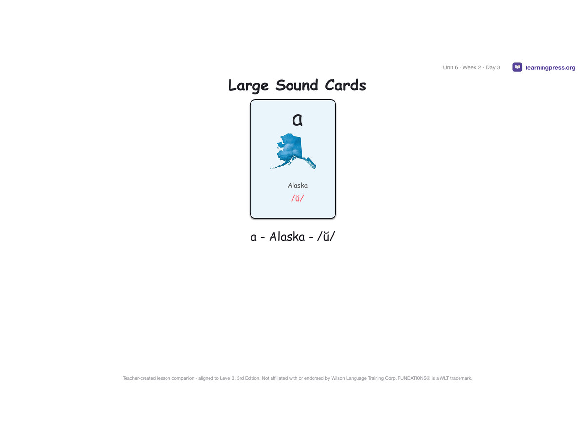 Preview page 2 of Fundations Level 3 — Full-Year Slides Bundle (All Units 1–14 + Bonus) (3rd Edition Aligned)